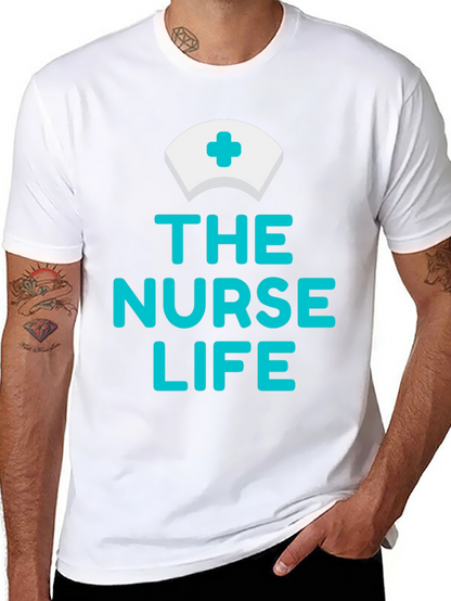 Camiseta Negra The Nurse Life para Enfermeras