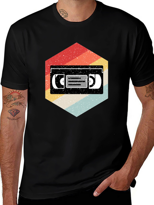 Camiseta Retro con Diseño VHS Vintage