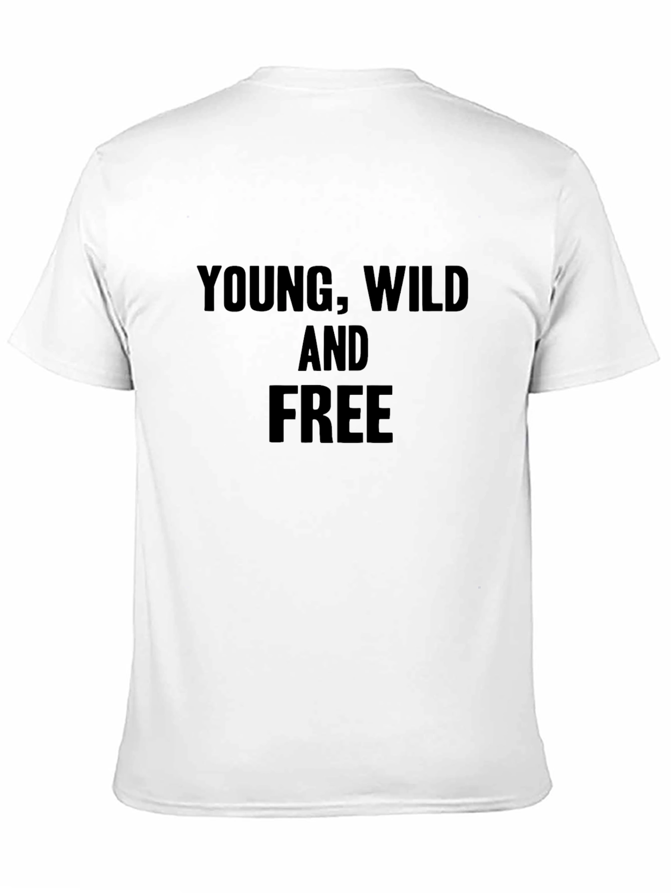 Camiseta Negra Young Wild and Free