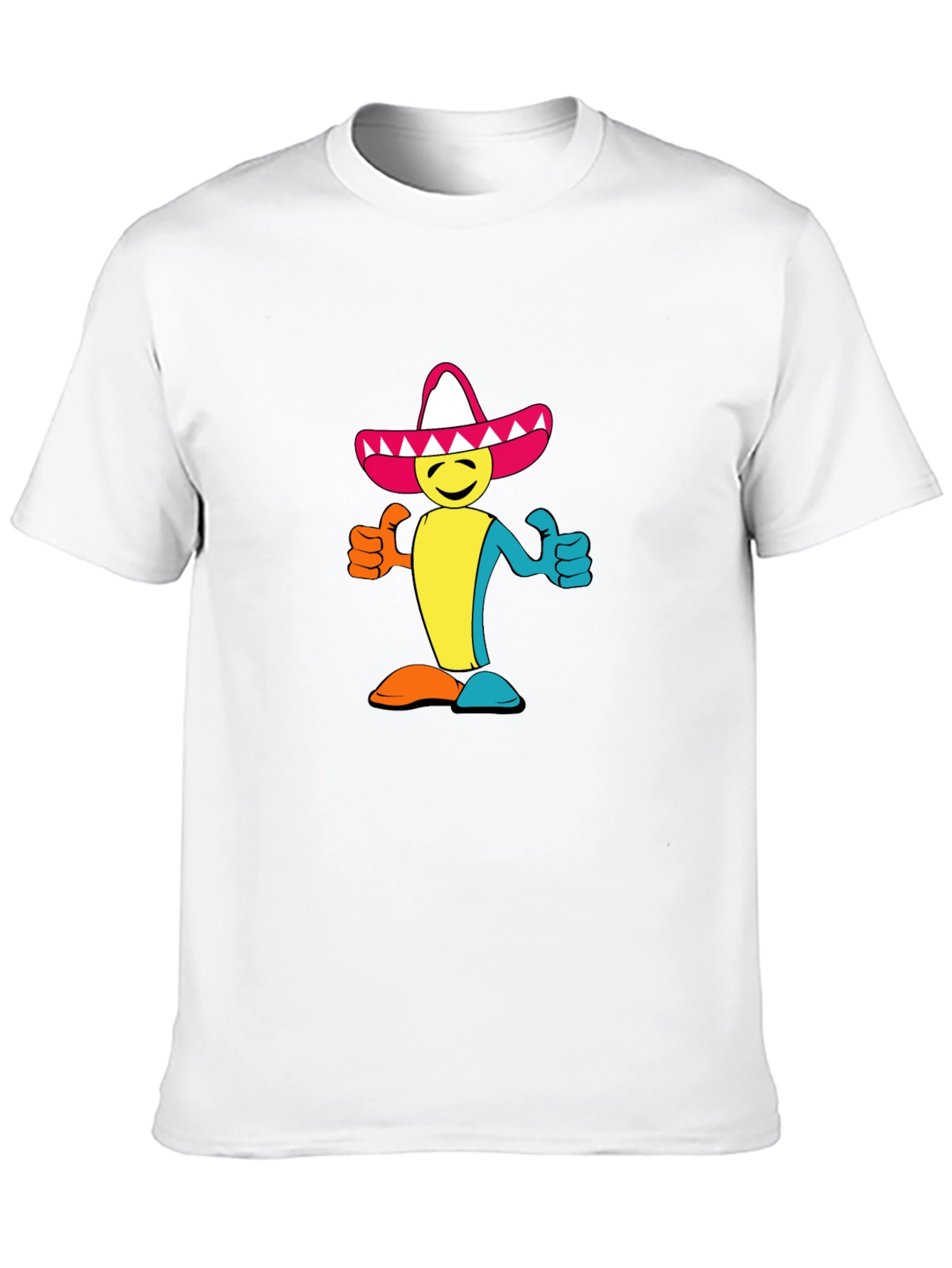 Camiseta Negra con Diseño Mexicano Alegre