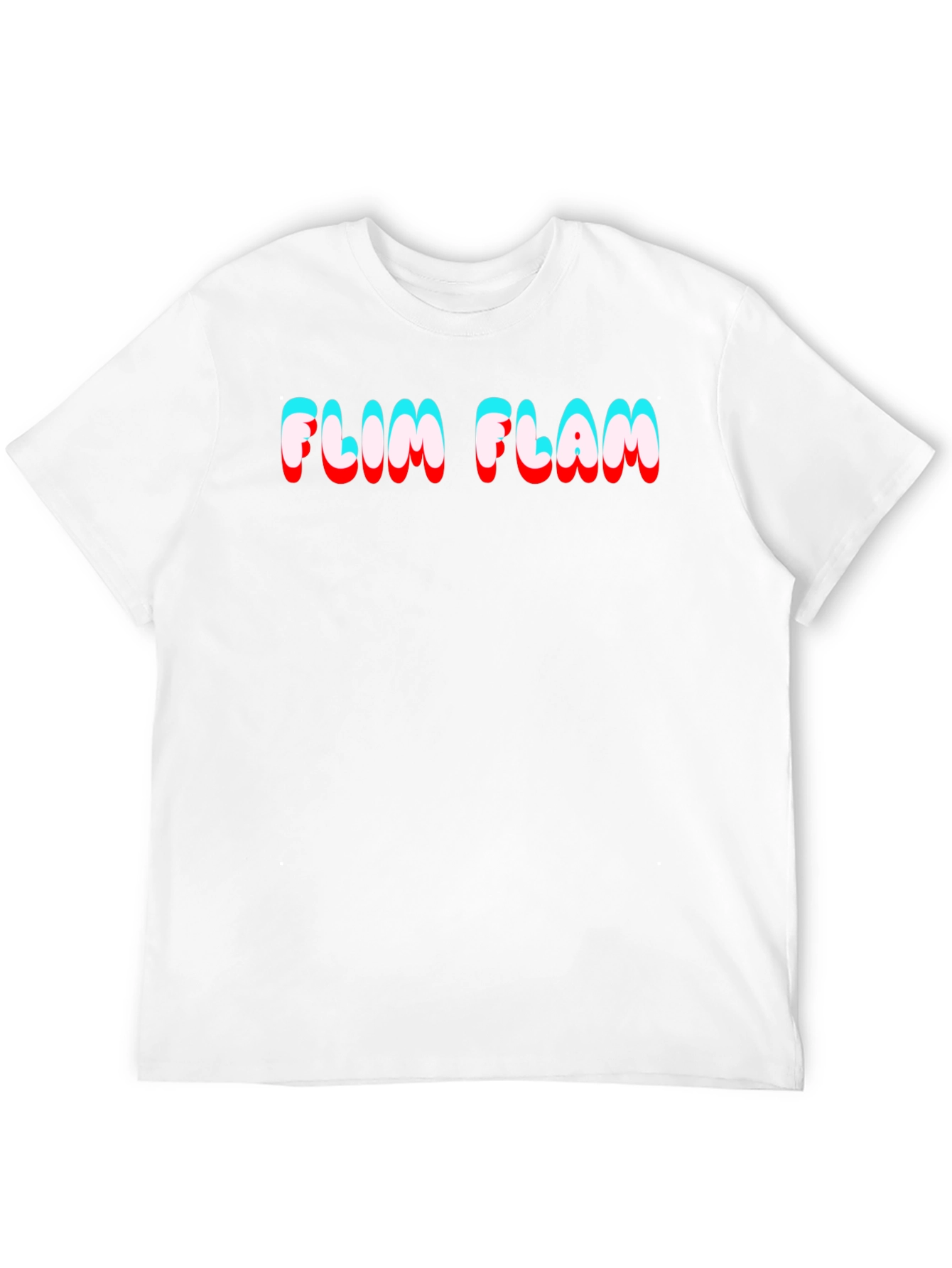 Camiseta Negra Flim Flam Estilo 3D