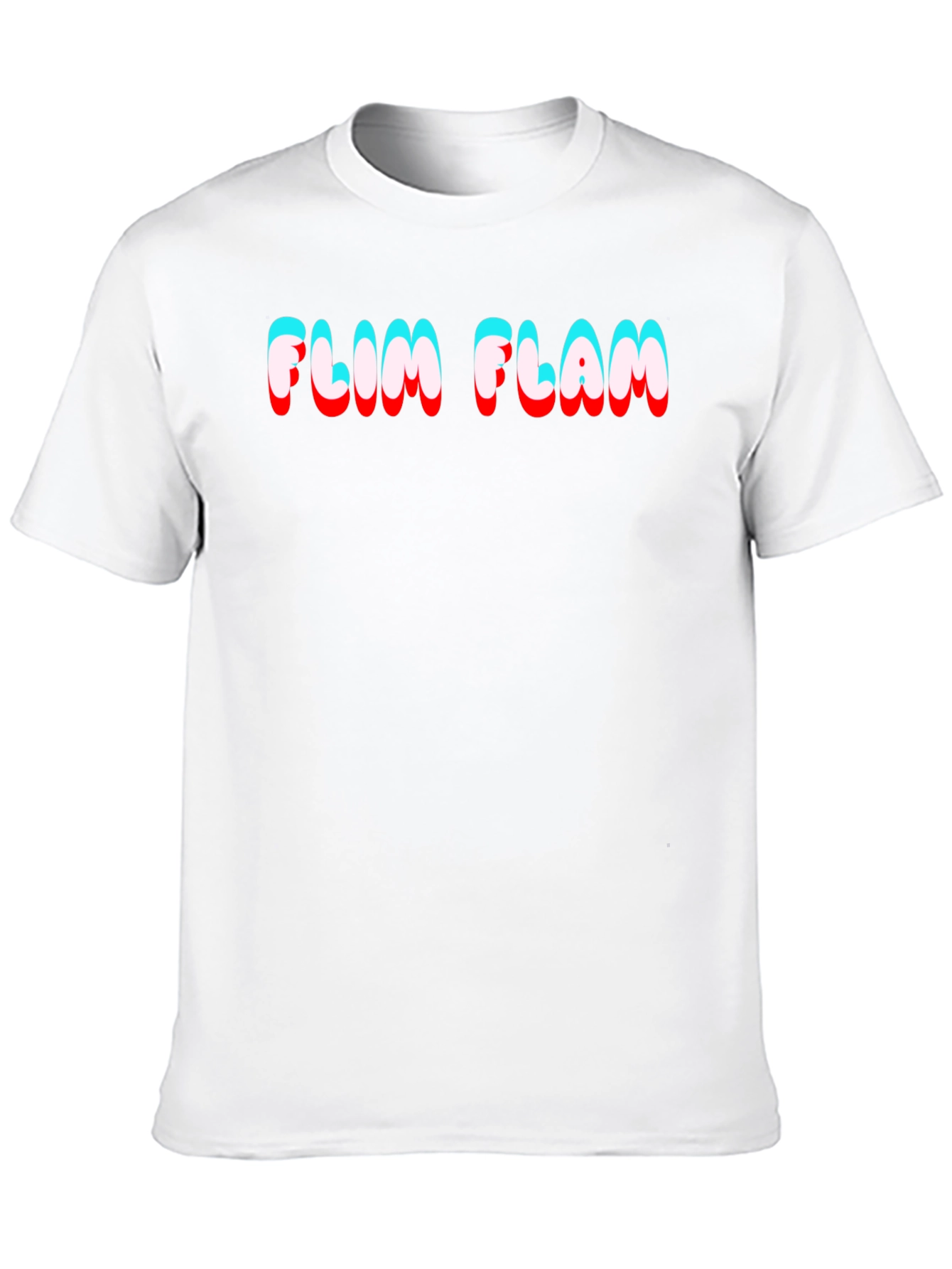 Camiseta Negra Flim Flam Estilo 3D
