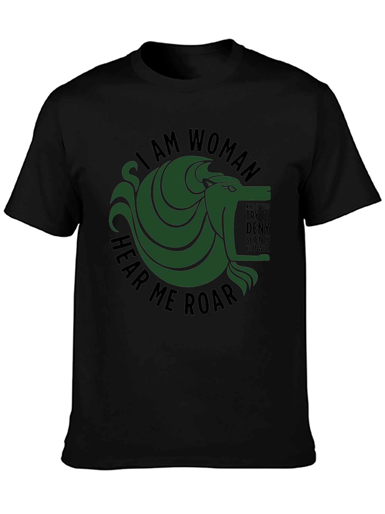 Camiseta Negra I am Woman