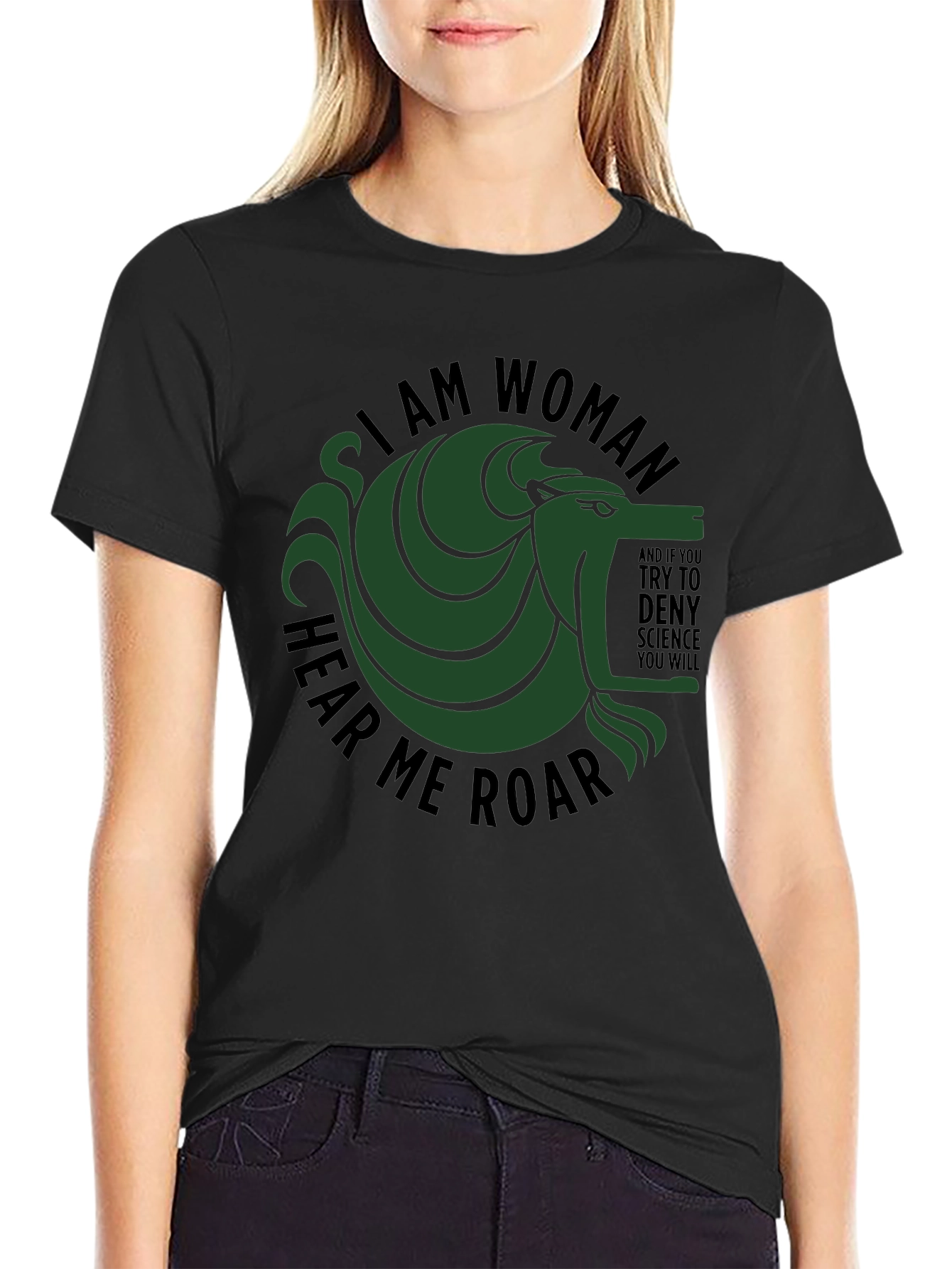 Camiseta Negra I am Woman