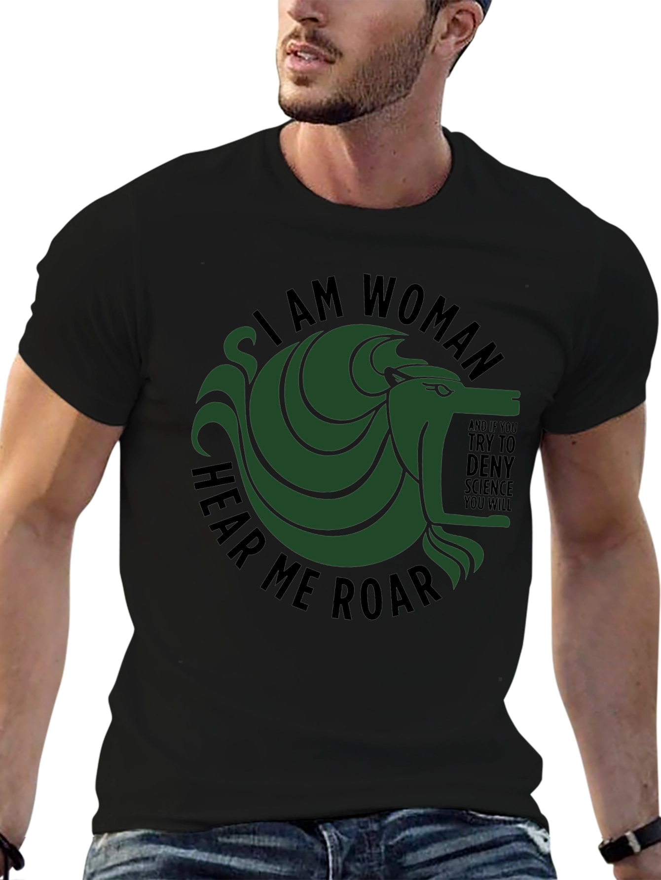 Camiseta Negra I am Woman