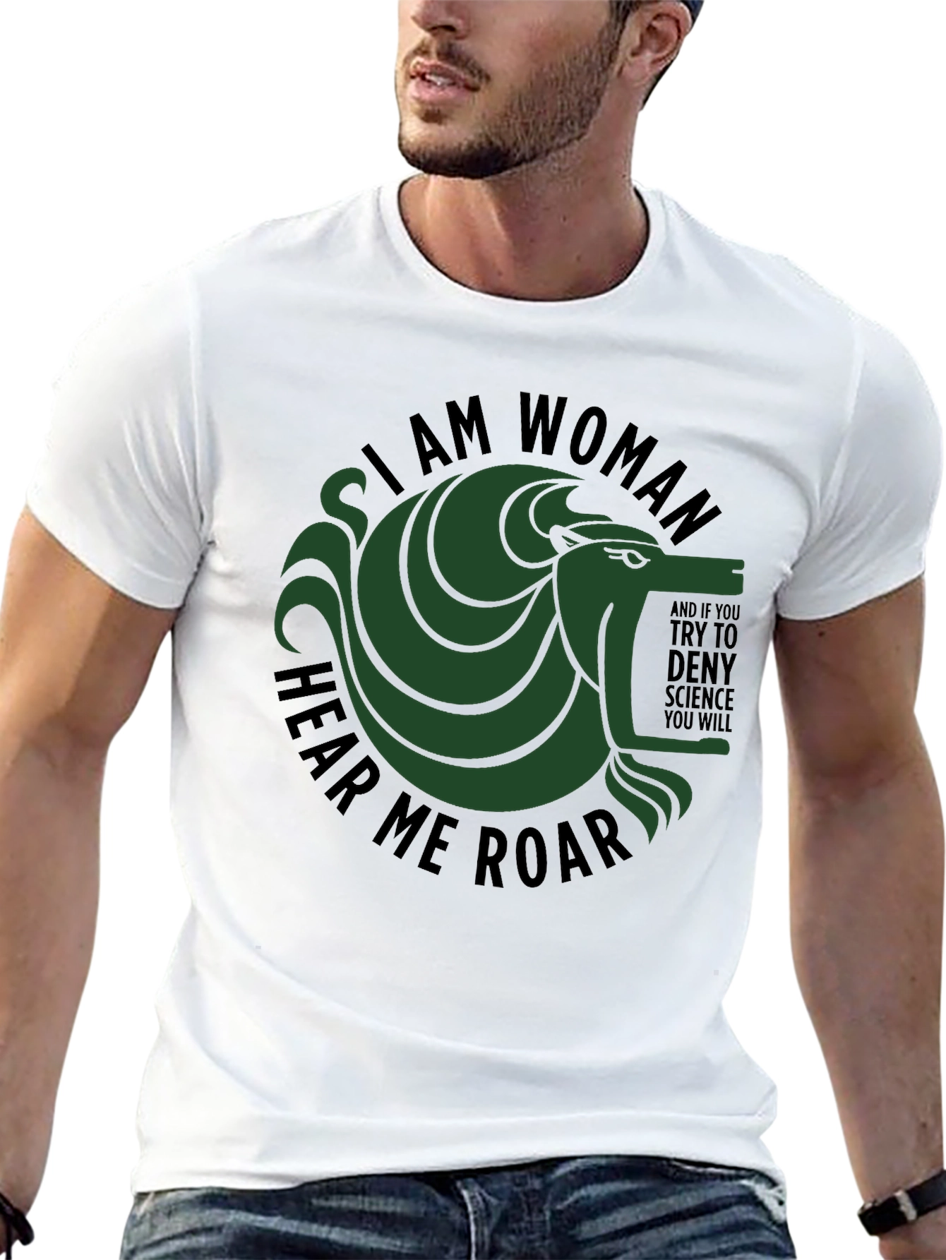 Camiseta Negra I am Woman