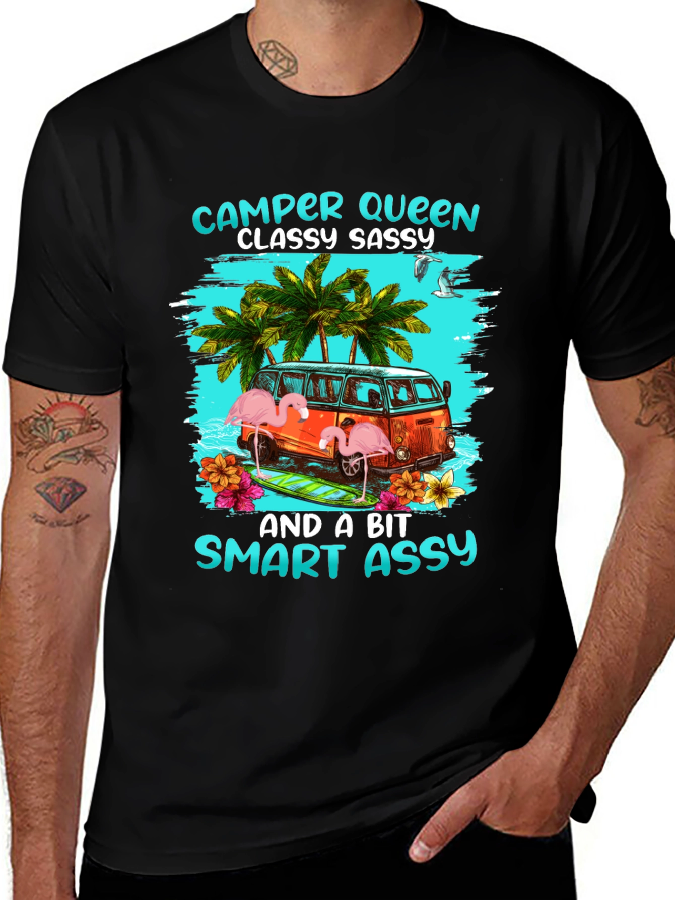 Camiseta Camper Queen Classy Sassy