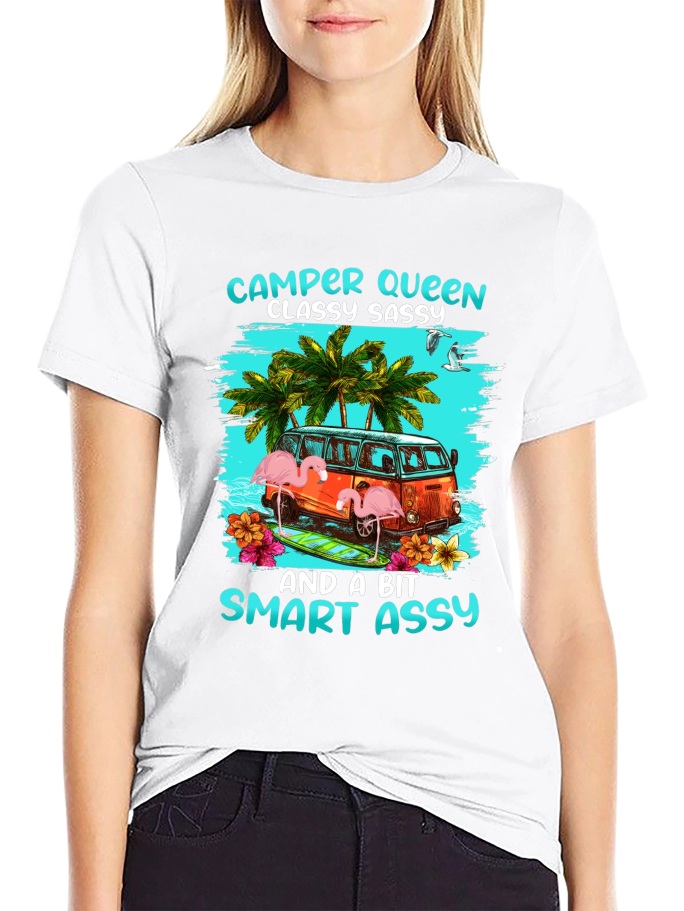 Camiseta Camper Queen Classy Sassy