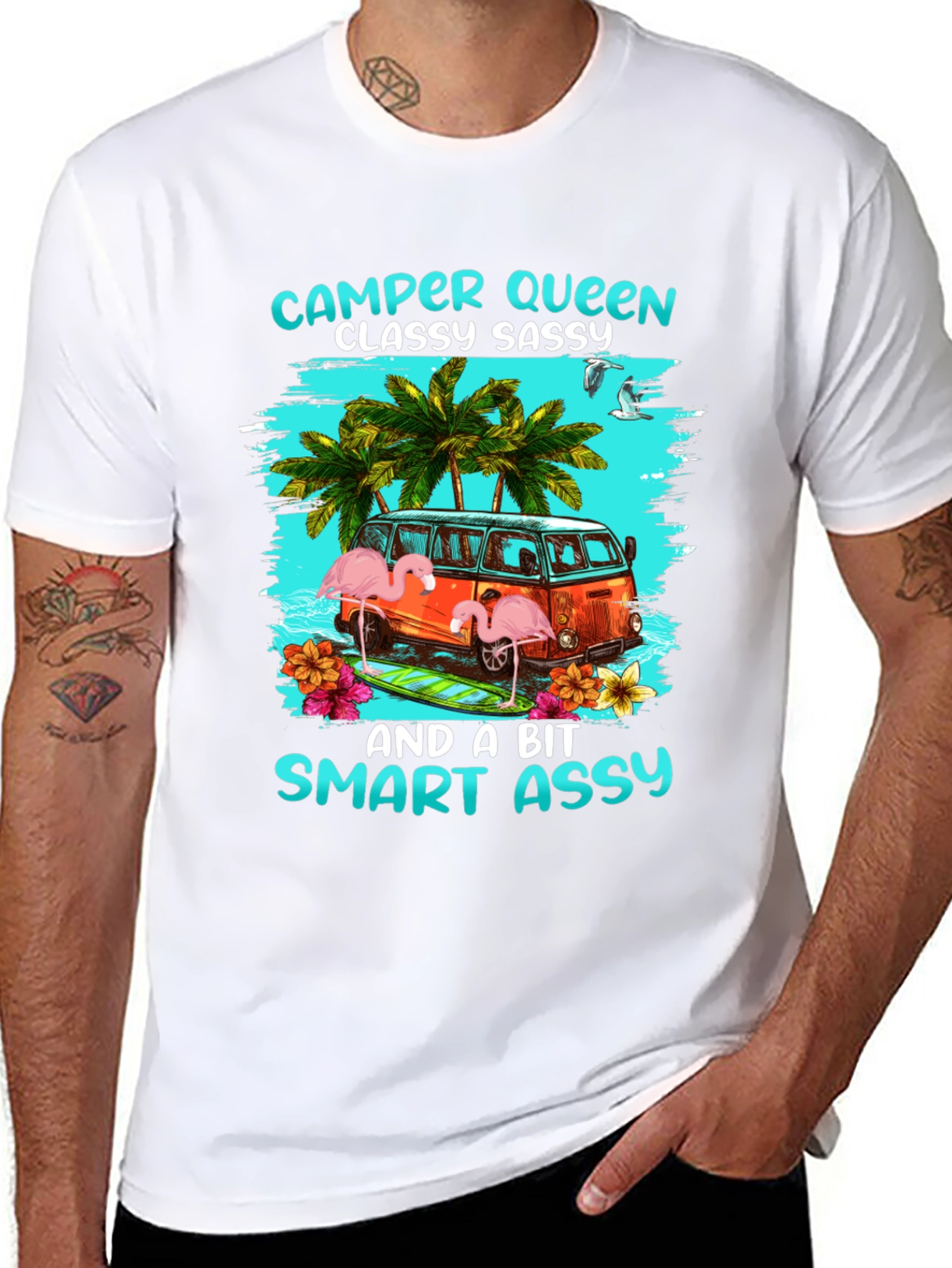 Camiseta Camper Queen Classy Sassy