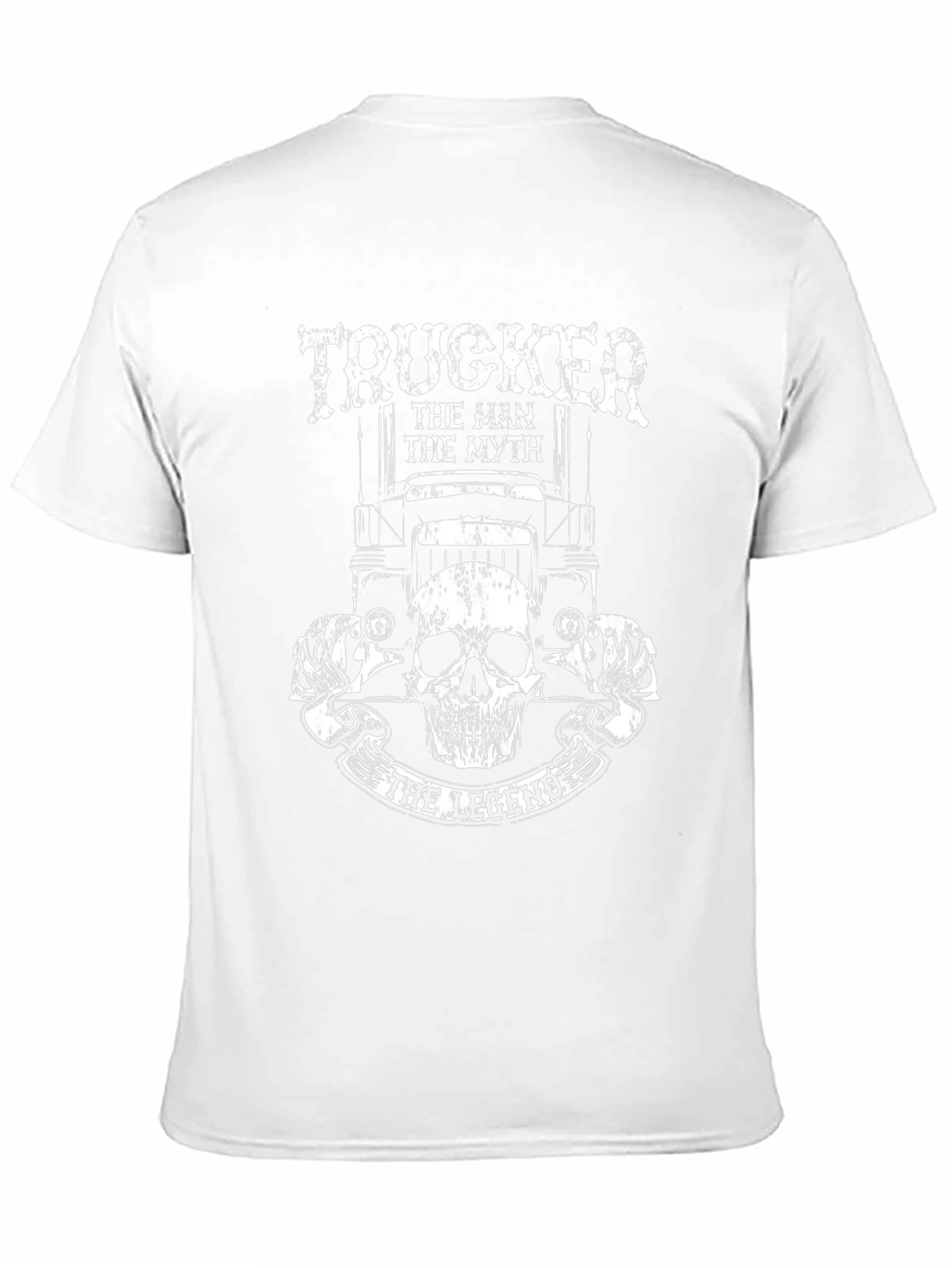 Camiseta Negra Trucker: El Hombre El Mito La Leyenda