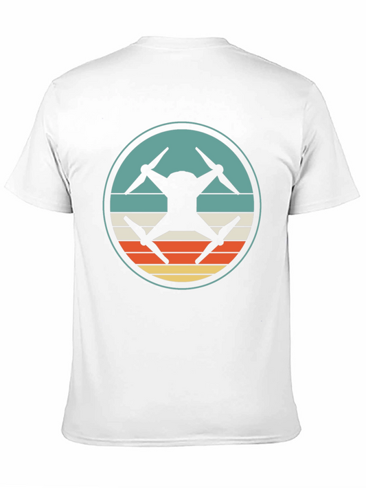 Camiseta Vintage Drone Retro - Estilo Aéreo