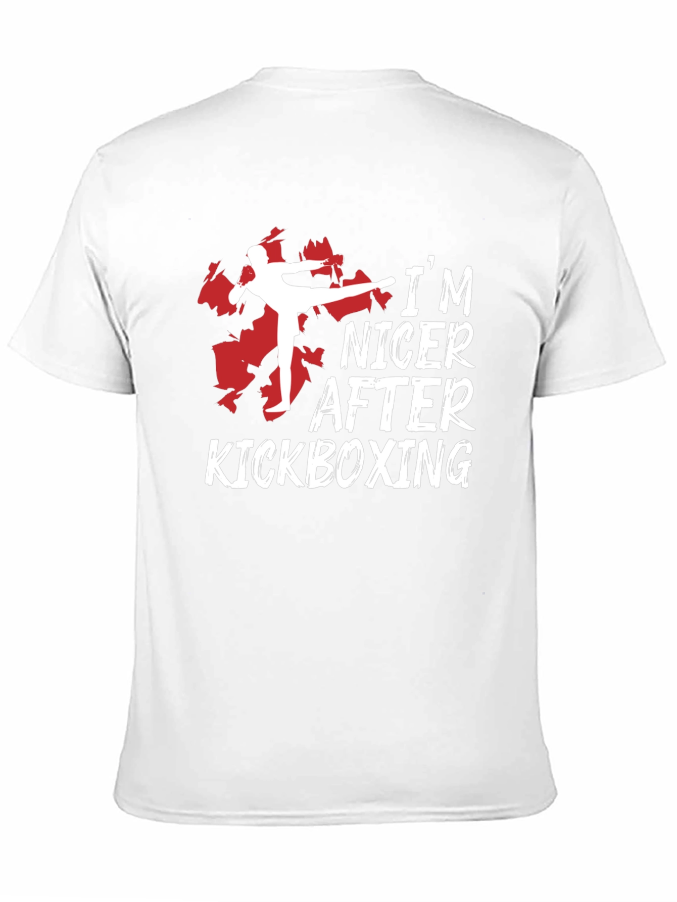 Camiseta Negra Kickboxing: Más Amable Después