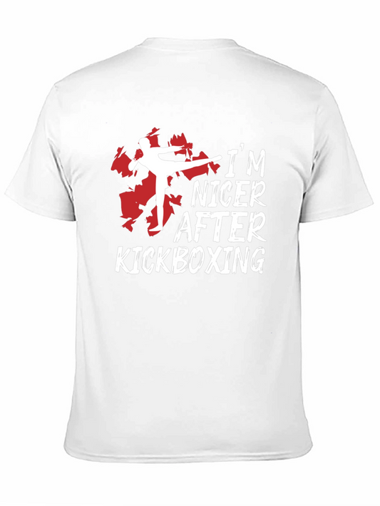 Camiseta Negra Kickboxing: Más Amable Después