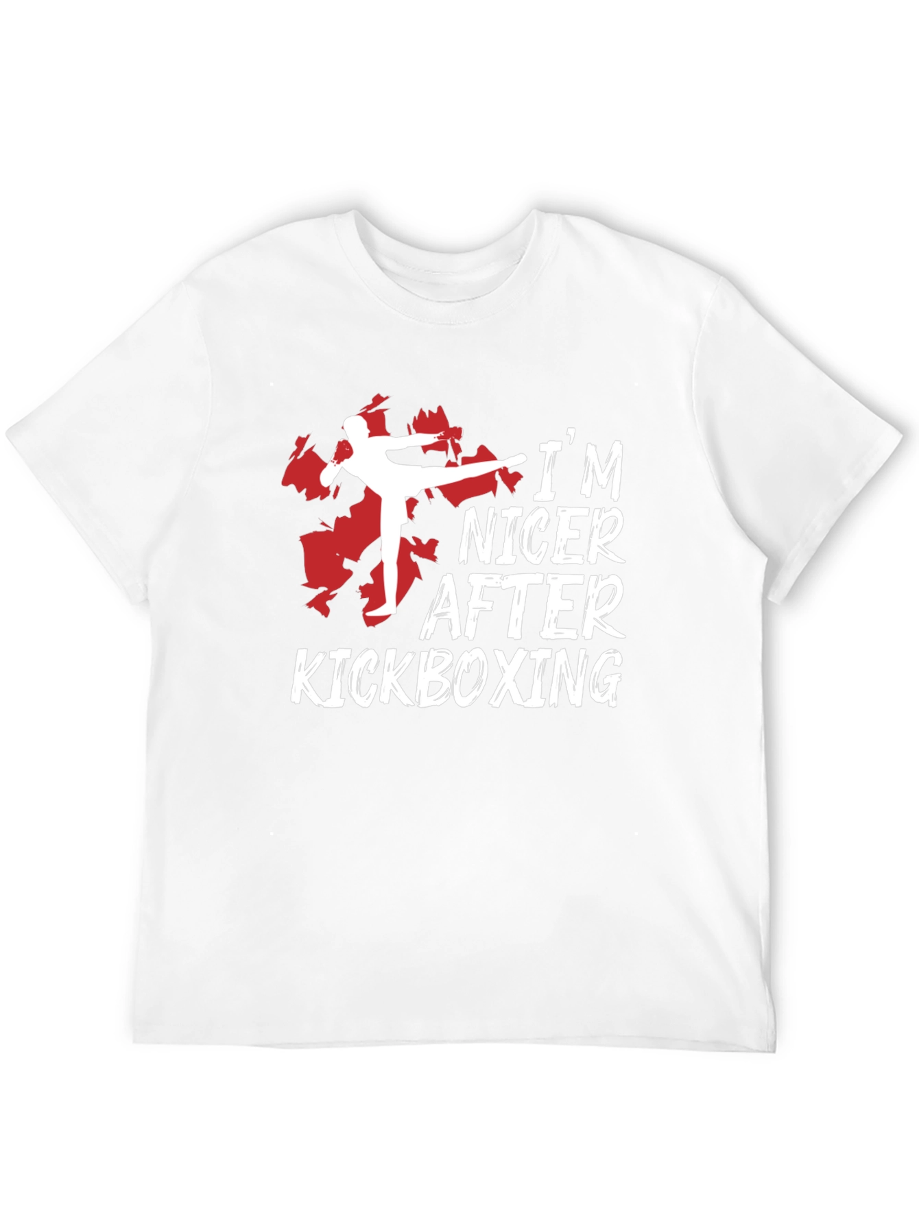 Camiseta Negra Kickboxing: Más Amable Después