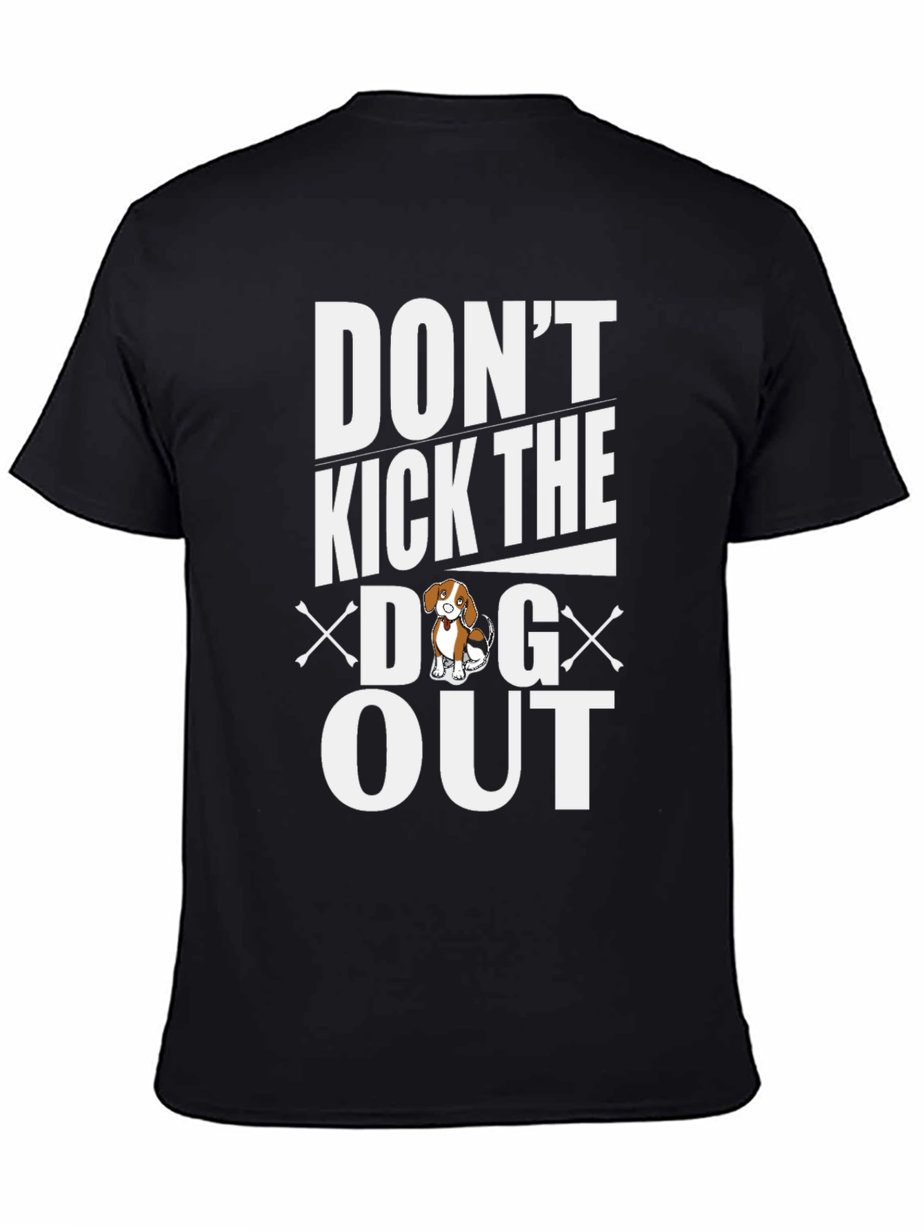 Camiseta Negra No Eches al Perro