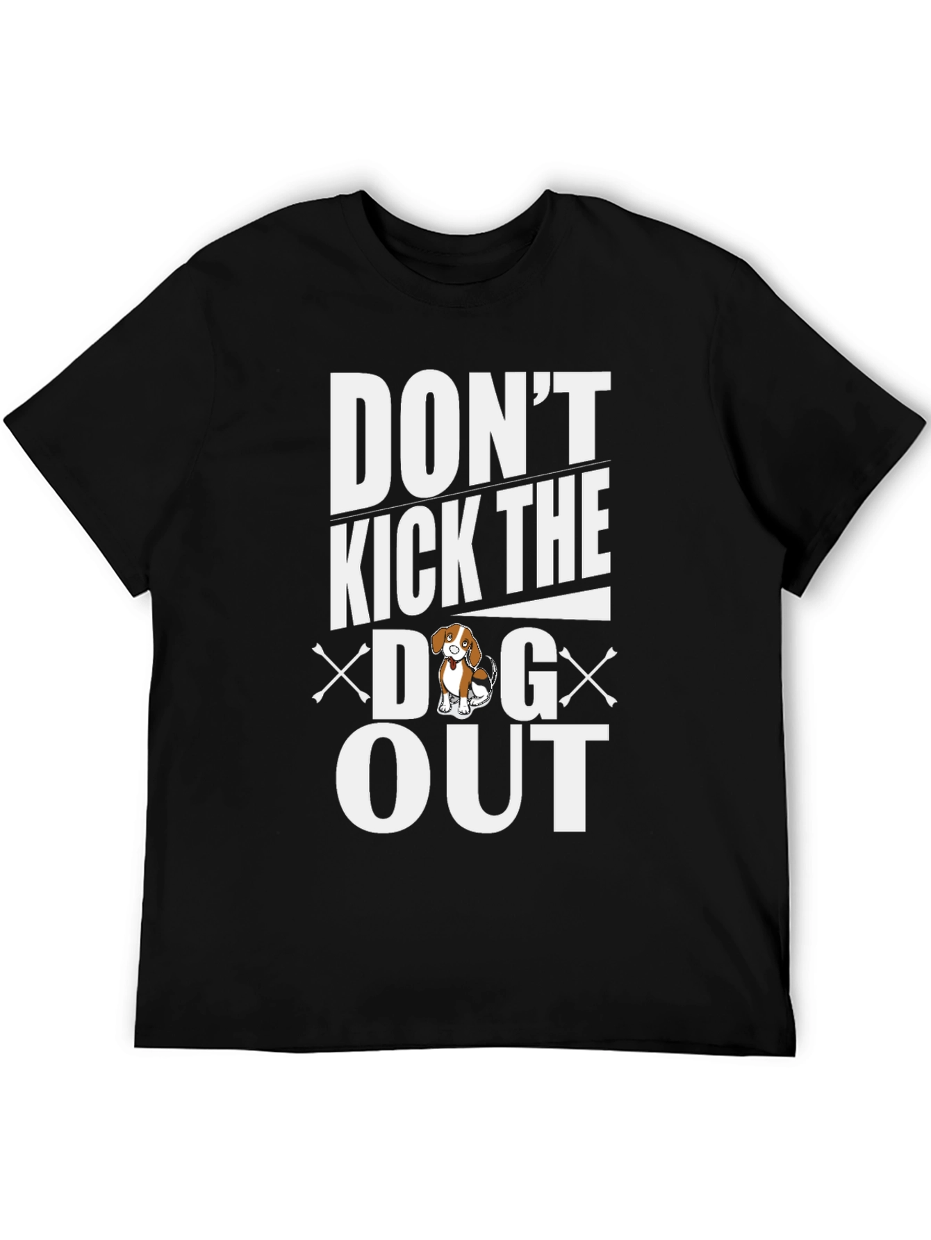 Camiseta Negra No Eches al Perro