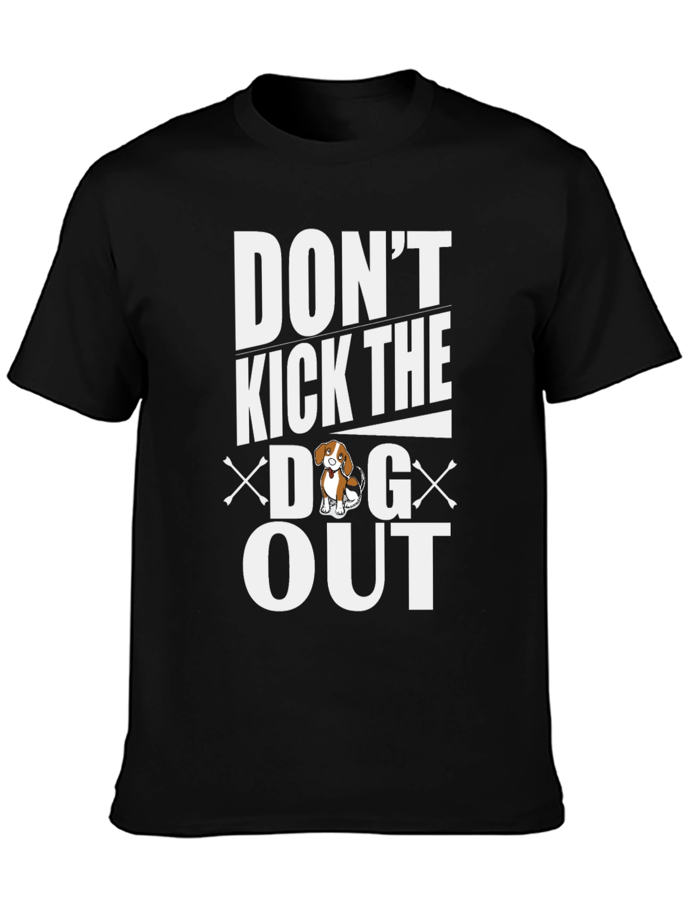 Camiseta Negra No Eches al Perro
