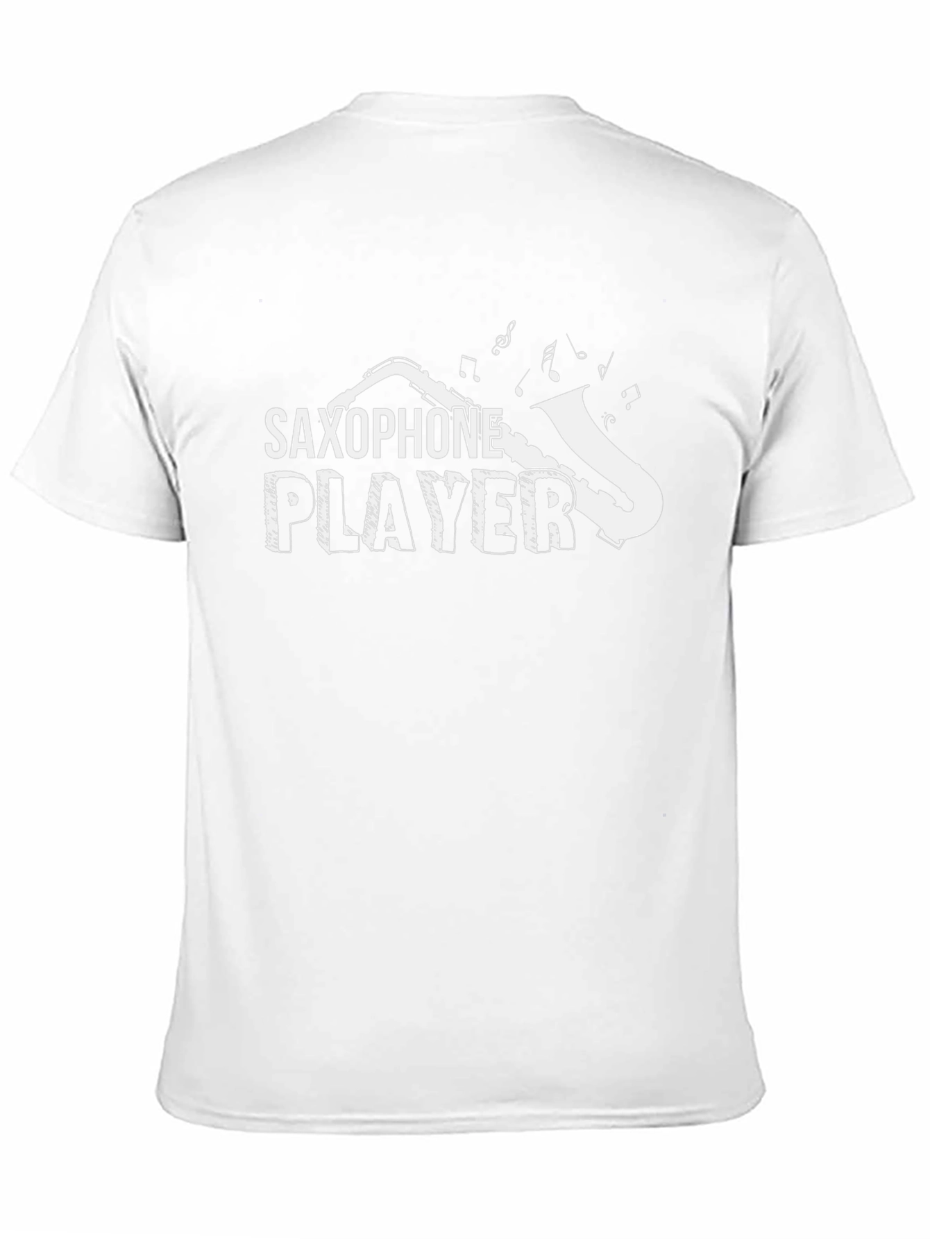Camiseta Negra Saxofón Player