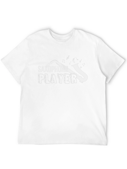 Camiseta Negra Saxofón Player