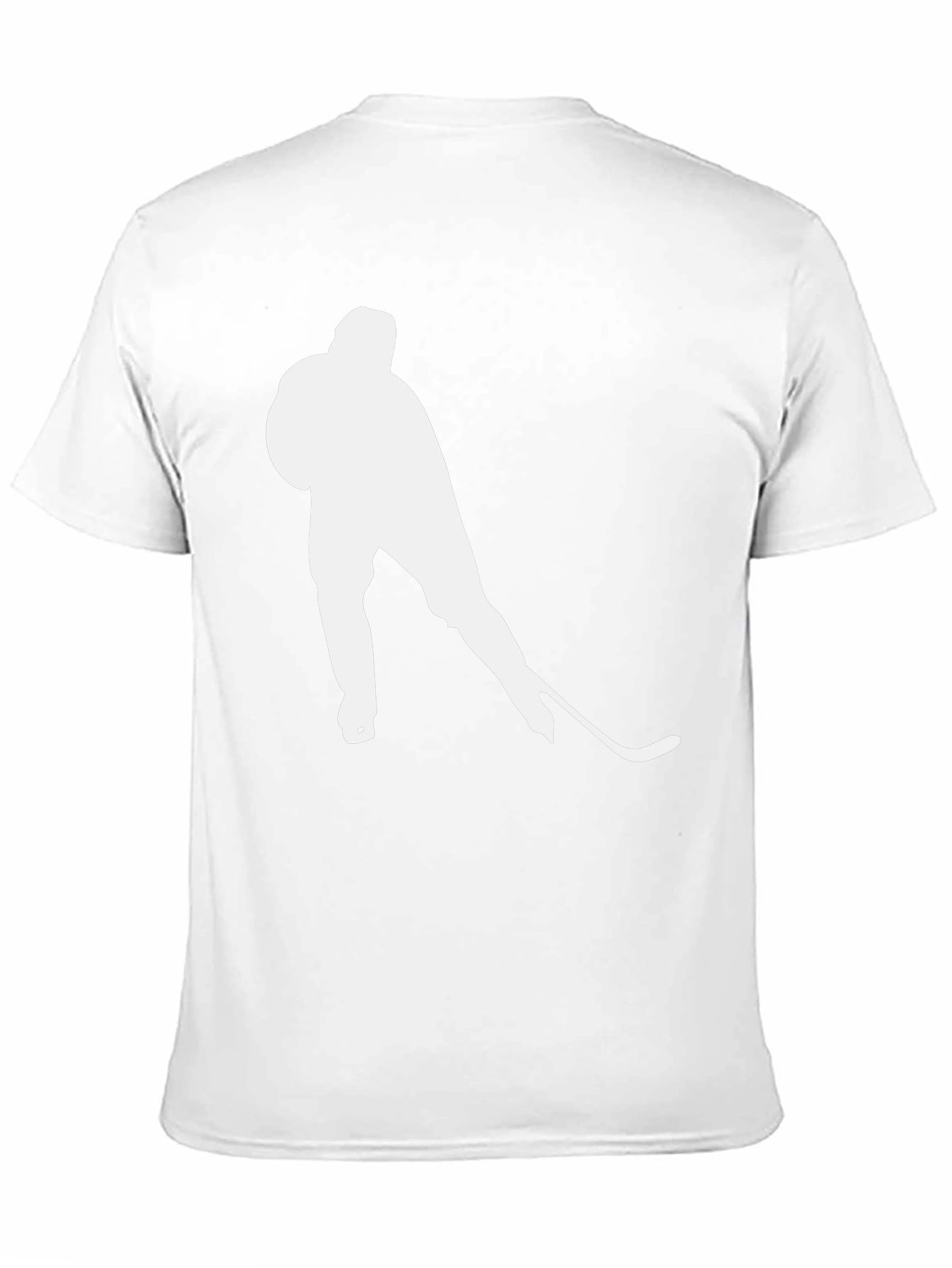 Camiseta Negra Hockey sobre Hielo para Hombre