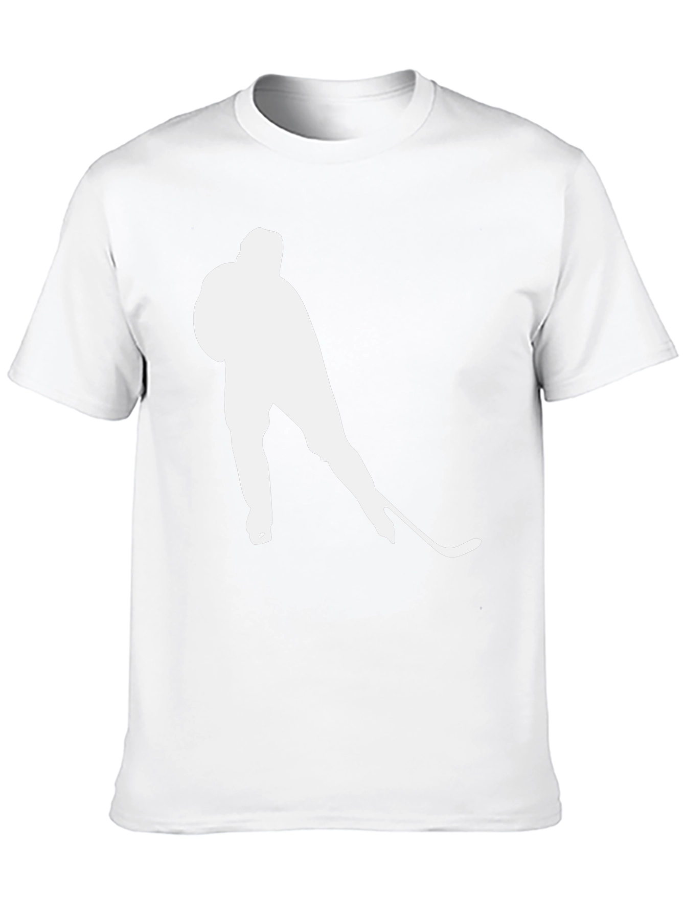 Camiseta Negra Hockey sobre Hielo para Hombre