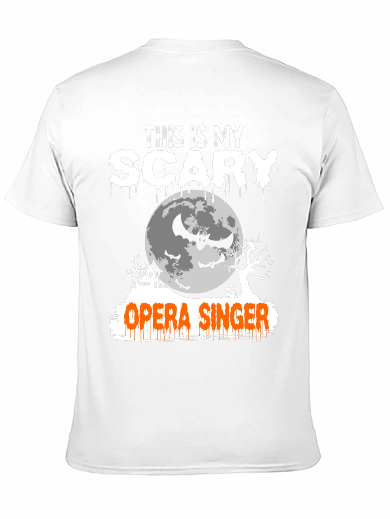 Camiseta Halloween Cantante de Ópera Aterrador