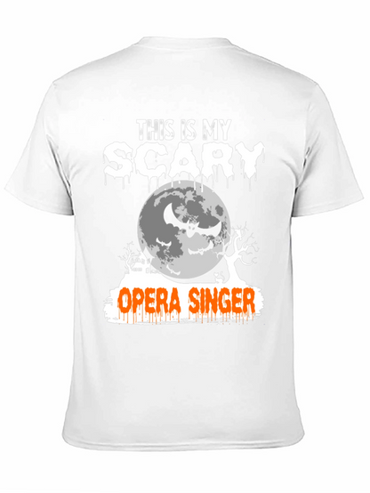 Camiseta Halloween Cantante de Ópera Aterrador