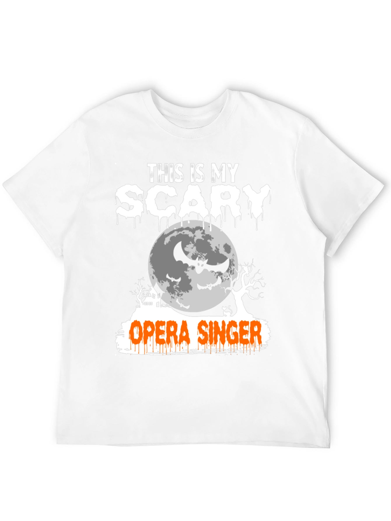 Camiseta Halloween Cantante de Ópera Aterrador