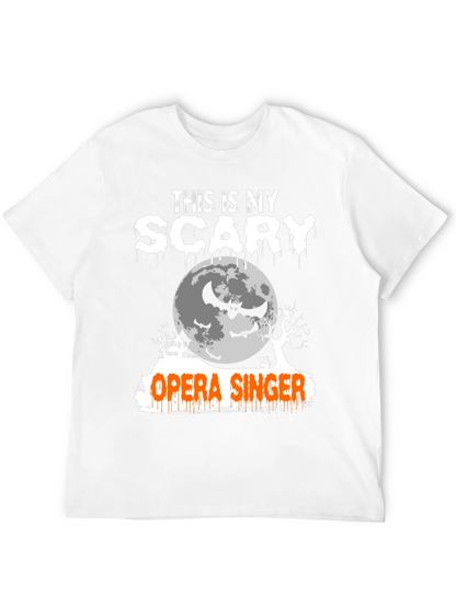 Camiseta Halloween Cantante de Ópera Aterrador