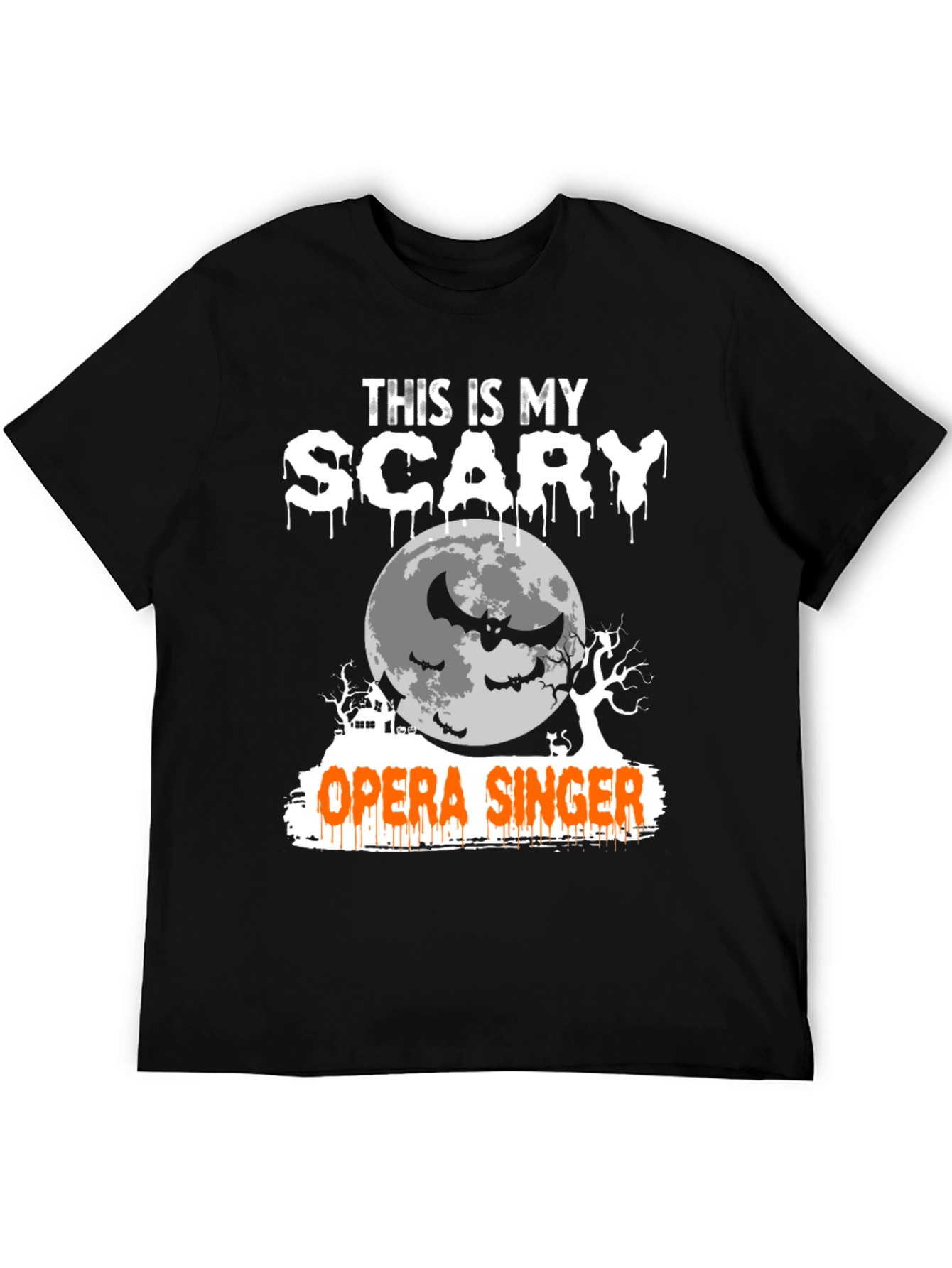 Camiseta Halloween Cantante de Ópera Aterrador