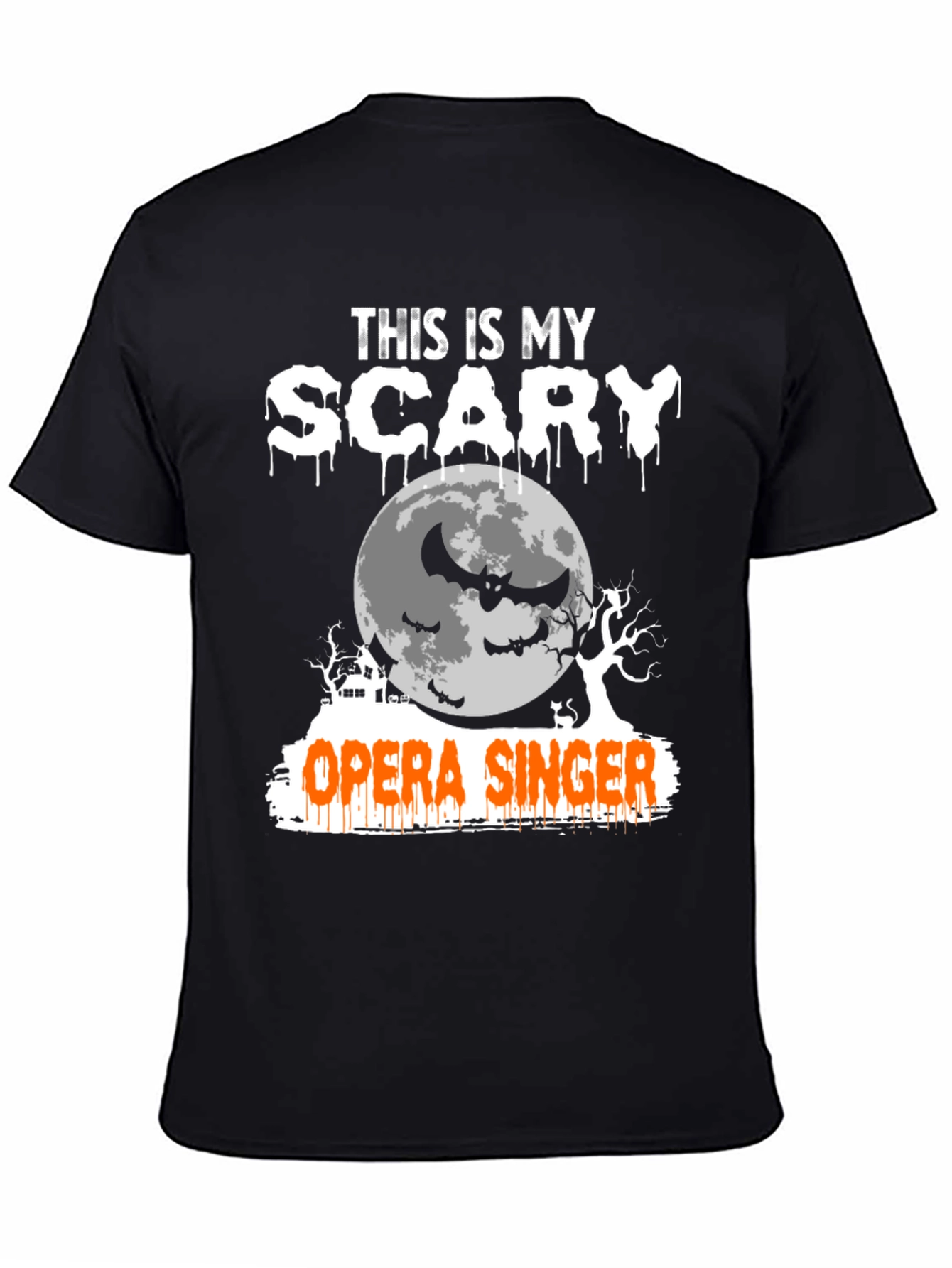 Camiseta Halloween Cantante de Ópera Aterrador