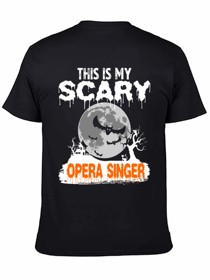 Camiseta Halloween Cantante de Ópera Aterrador