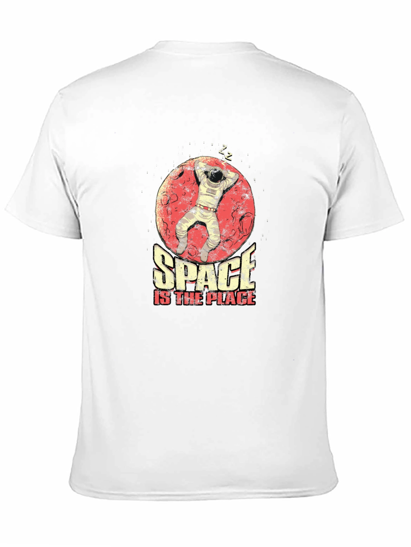 Camiseta Hombre Negra Space is the Place Astronauta