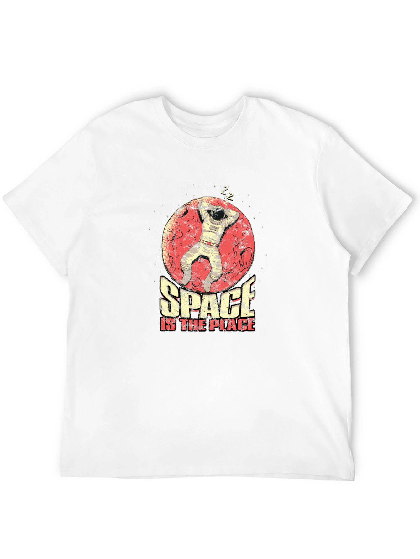Camiseta Hombre Negra Space is the Place Astronauta