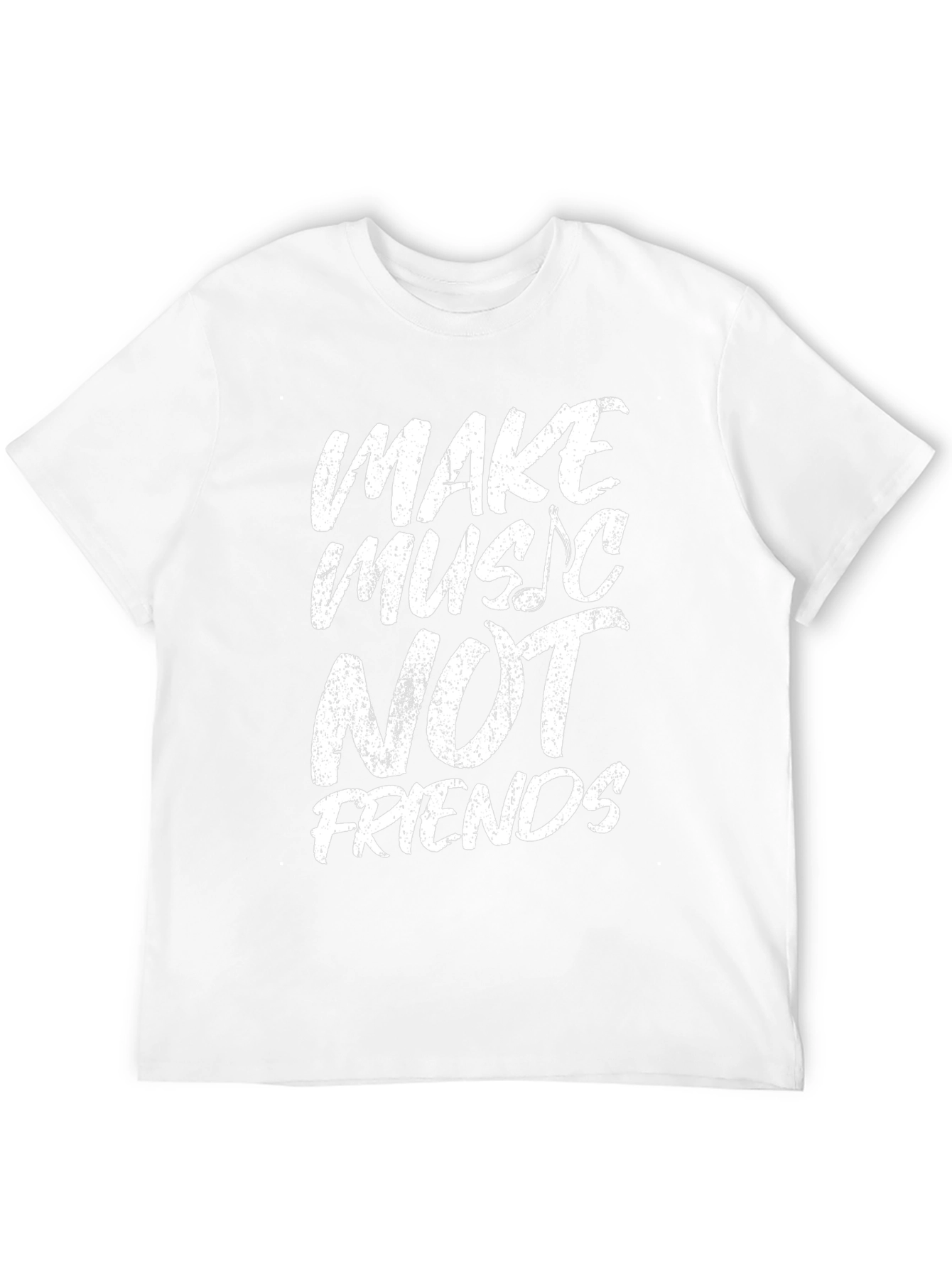 Camiseta Negra Make Music Not Friends