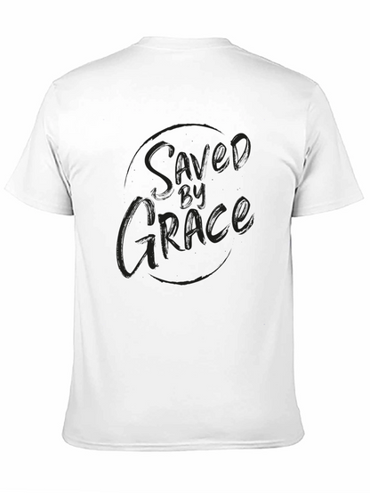 Camiseta Negra Saved by Grace para Hombre