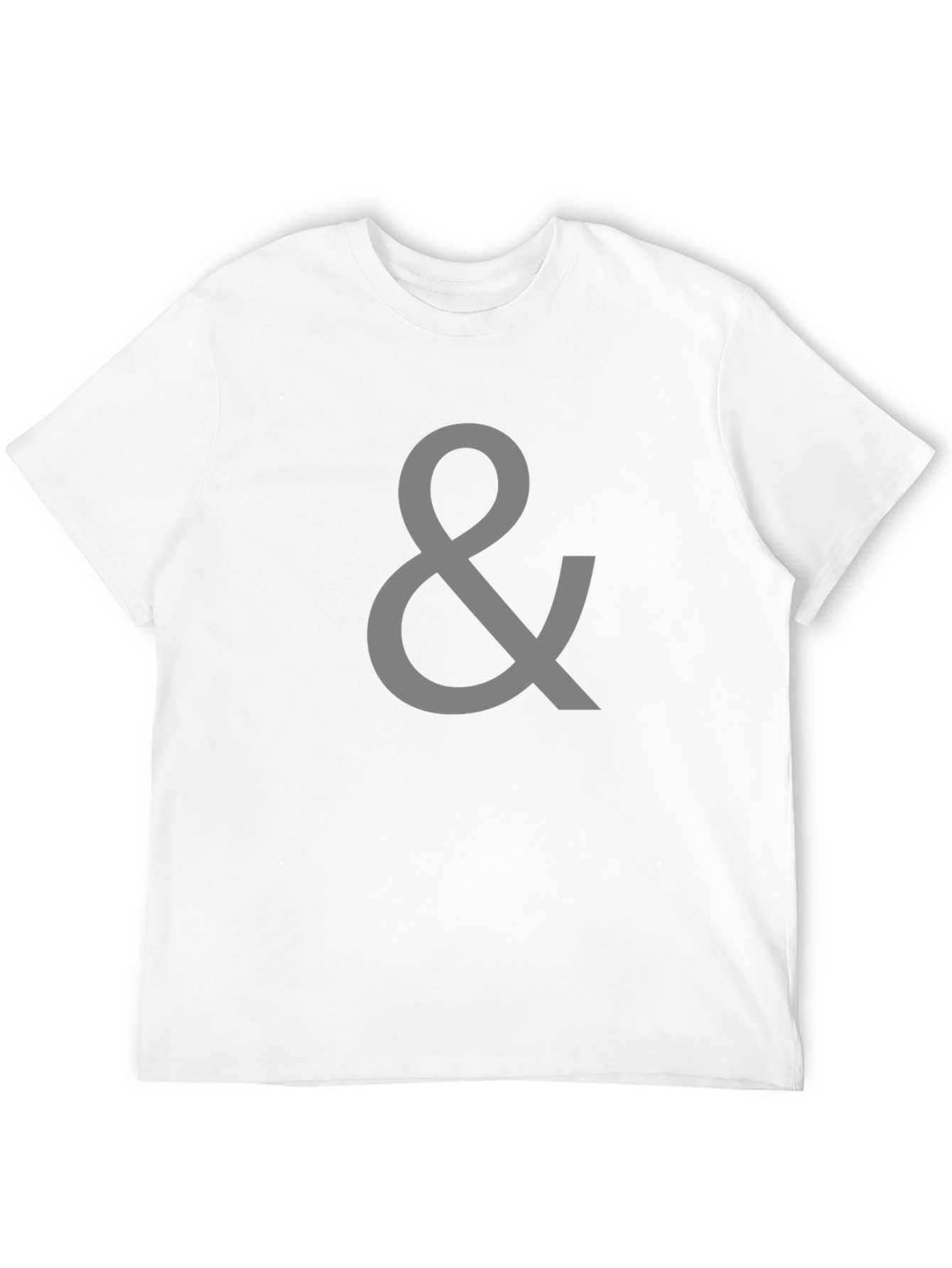 Camiseta Negra con Símbolo &