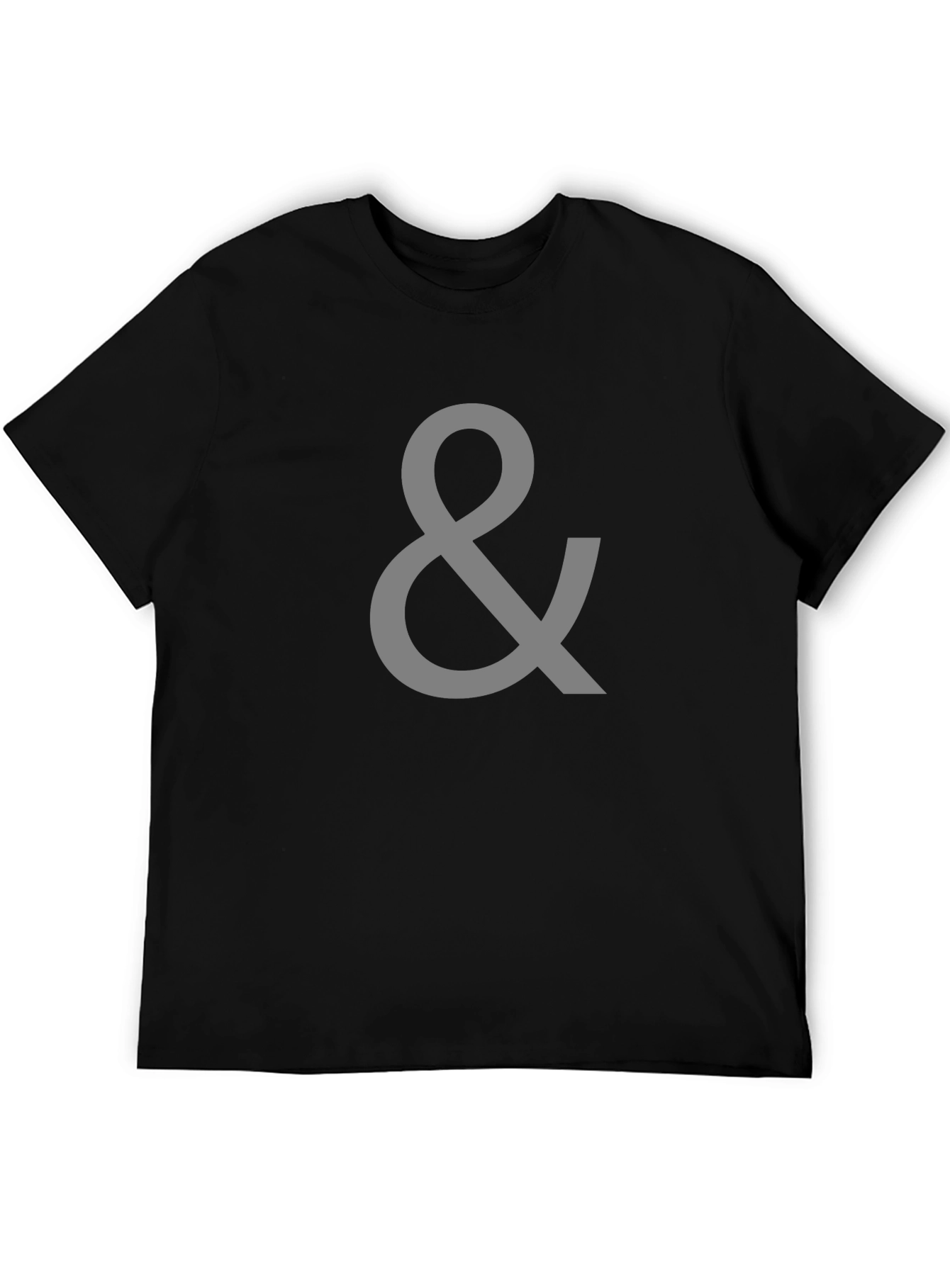 Camiseta Negra con Símbolo &