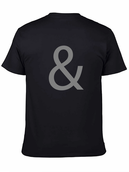 Camiseta Negra con Símbolo &
