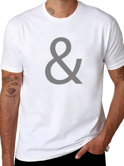 Camiseta Negra con Símbolo &