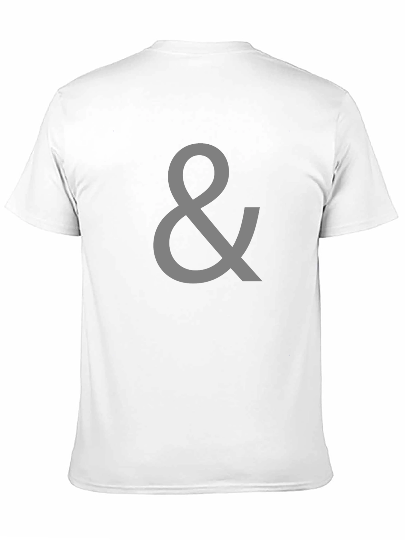 Camiseta Negra con Símbolo &
