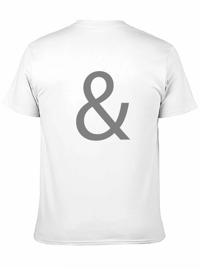 Camiseta Negra con Símbolo &