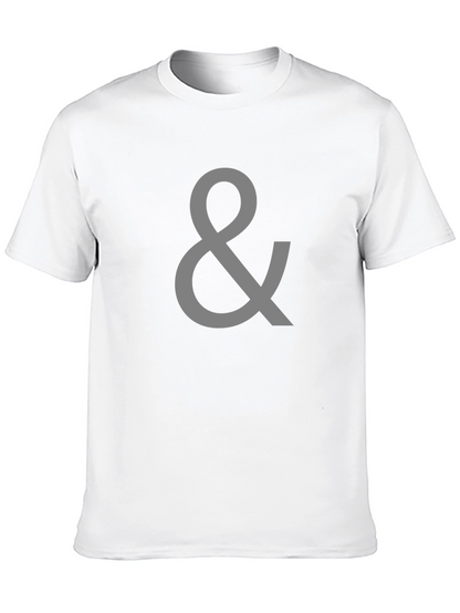Camiseta Negra con Símbolo &