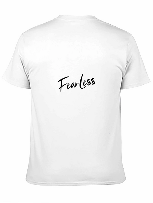 Camiseta Negra Fearless para Hombre - Estilo Casual