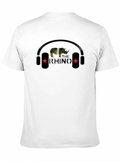 Camiseta Negra: Rhino Musical