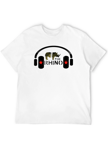 Camiseta Negra: Rhino Musical
