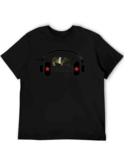 Camiseta Negra: Rhino Musical