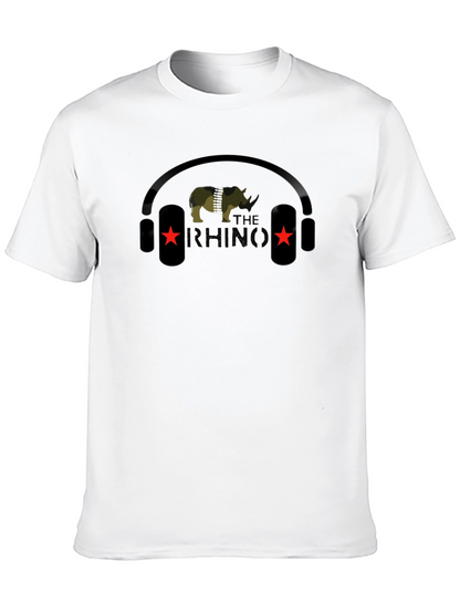 Camiseta Negra: Rhino Musical