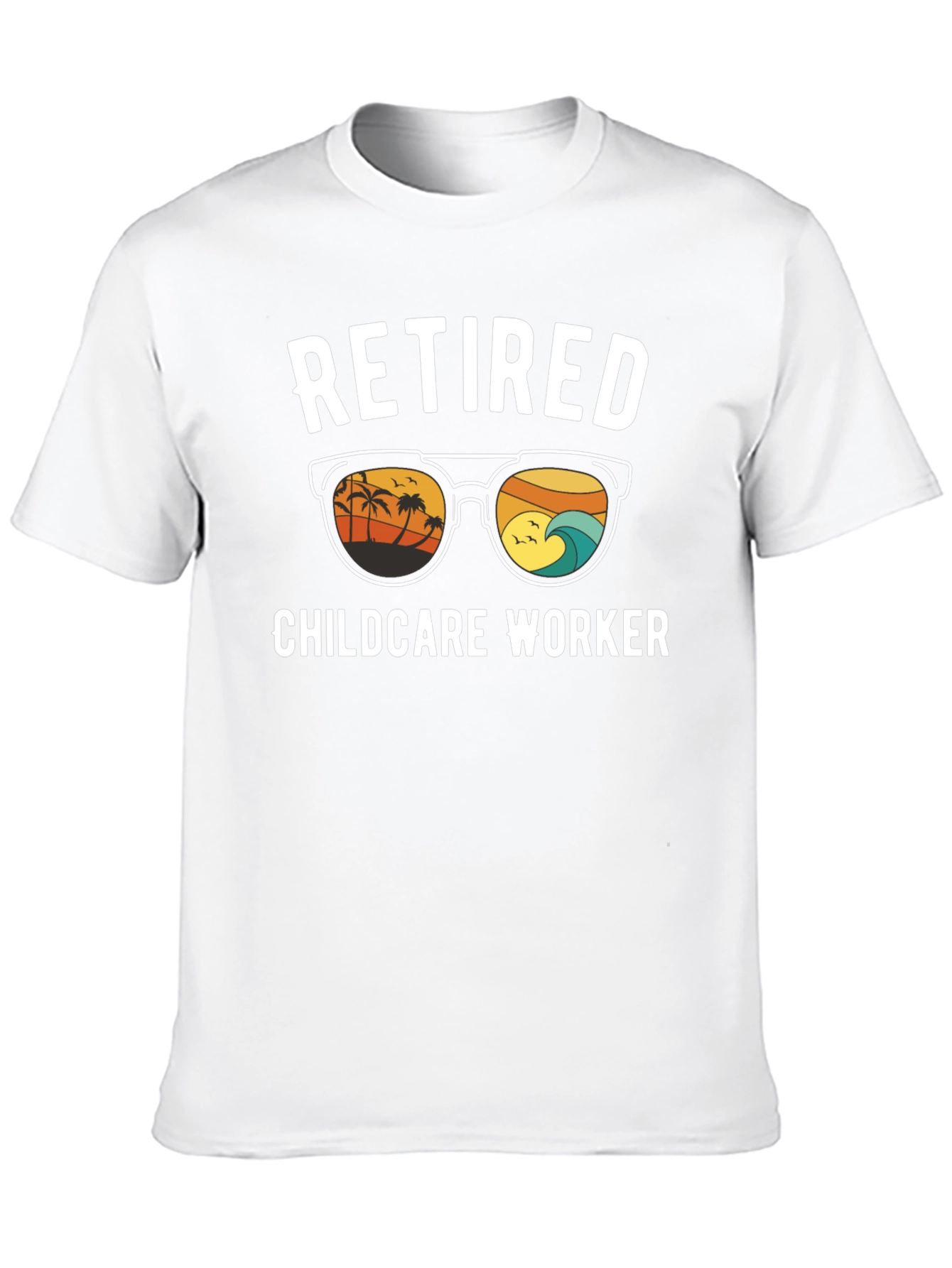 Camiseta Negra de Jubilación para Cuidador Infantil