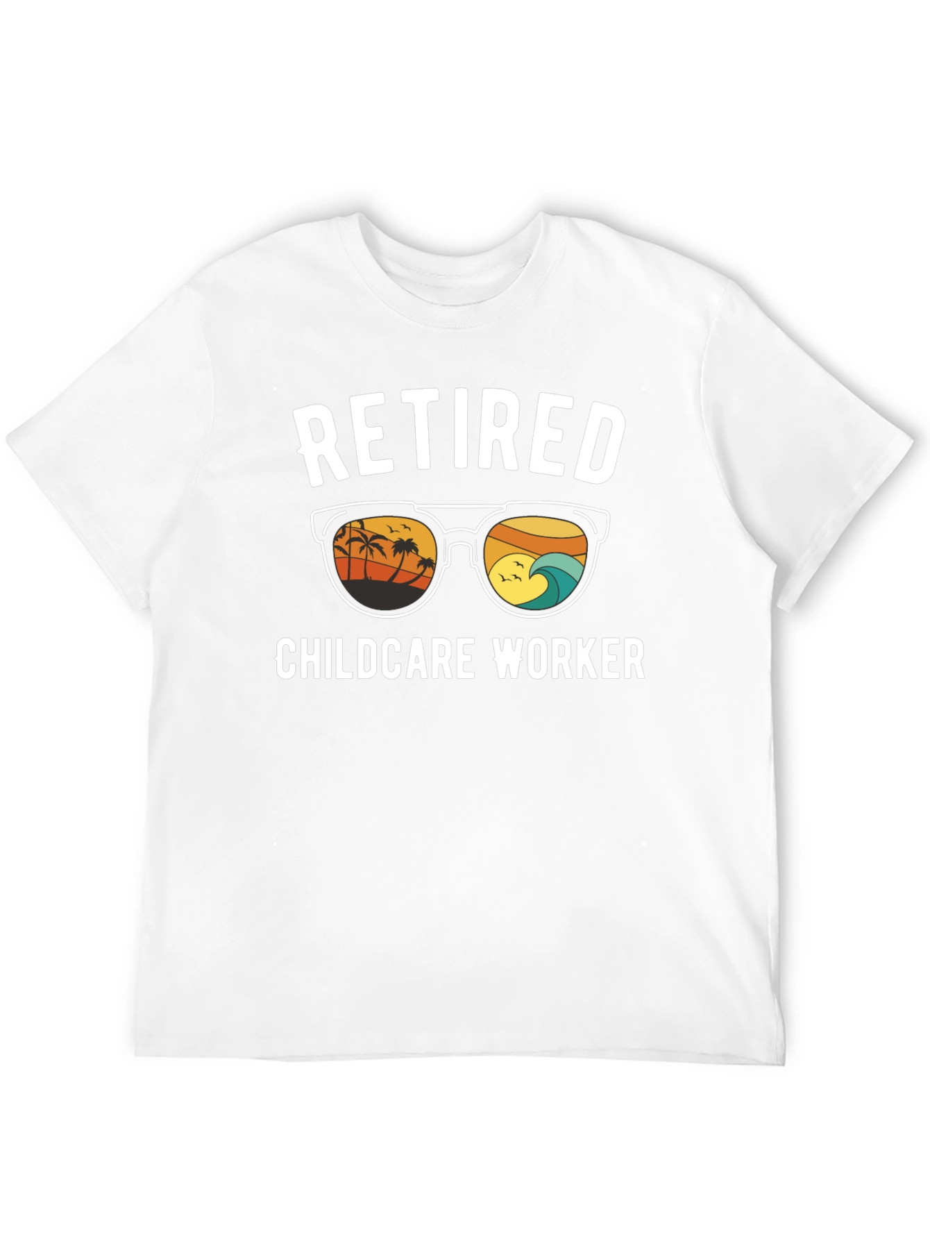 Camiseta Negra de Jubilación para Cuidador Infantil